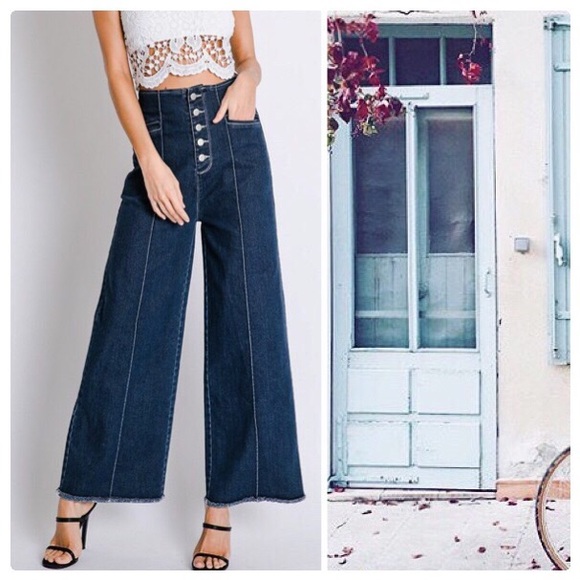 Bella Boho High Waist & Wide Leg Jeans - Picture 4 of 8